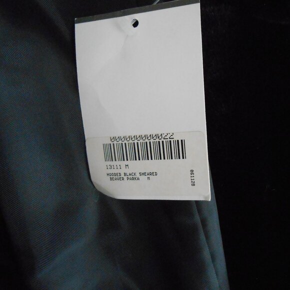 FABULOUS FURS SHEARED BEAVER PARKA-HOODED-WOMEN'S SIZE M-NEW WITH TAGS! - Picture 4 of 5